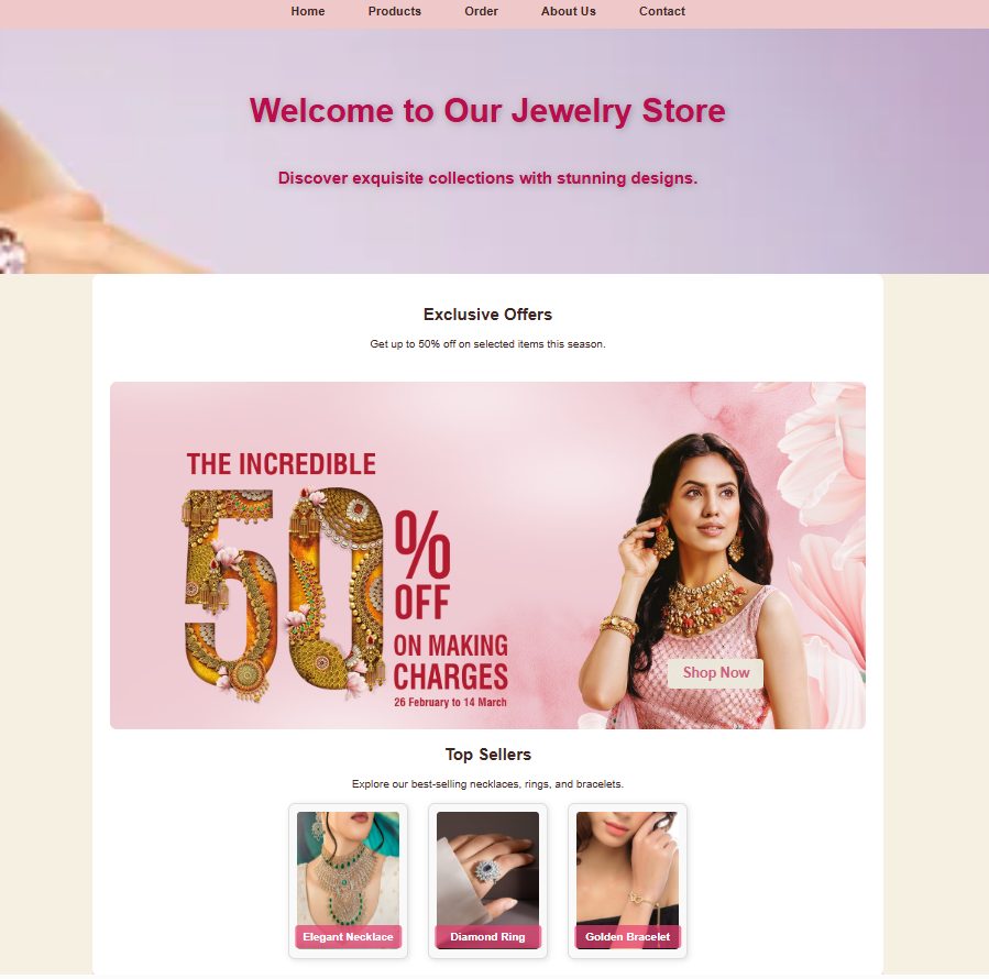 Jewelry E-Commerce